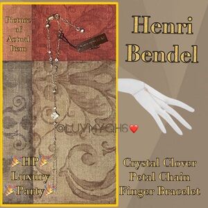 Henri Bendel Crystal Chain Bracelet🎉HP🎉